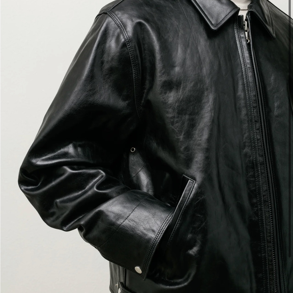 Stussy Leather Jacket Xxl